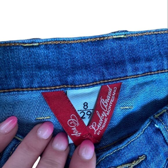Lucky Brand Sweet N Low Crop Jean Size 8/29 - Picture 4 of 7